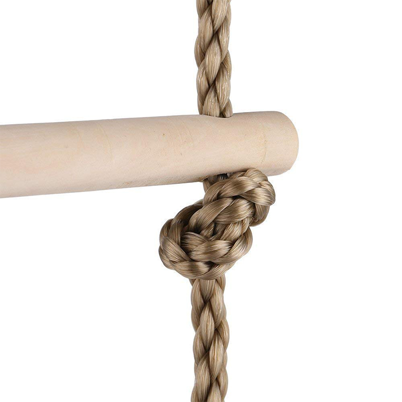 Thang dây leo núi bằng gỗ cho trẻ em